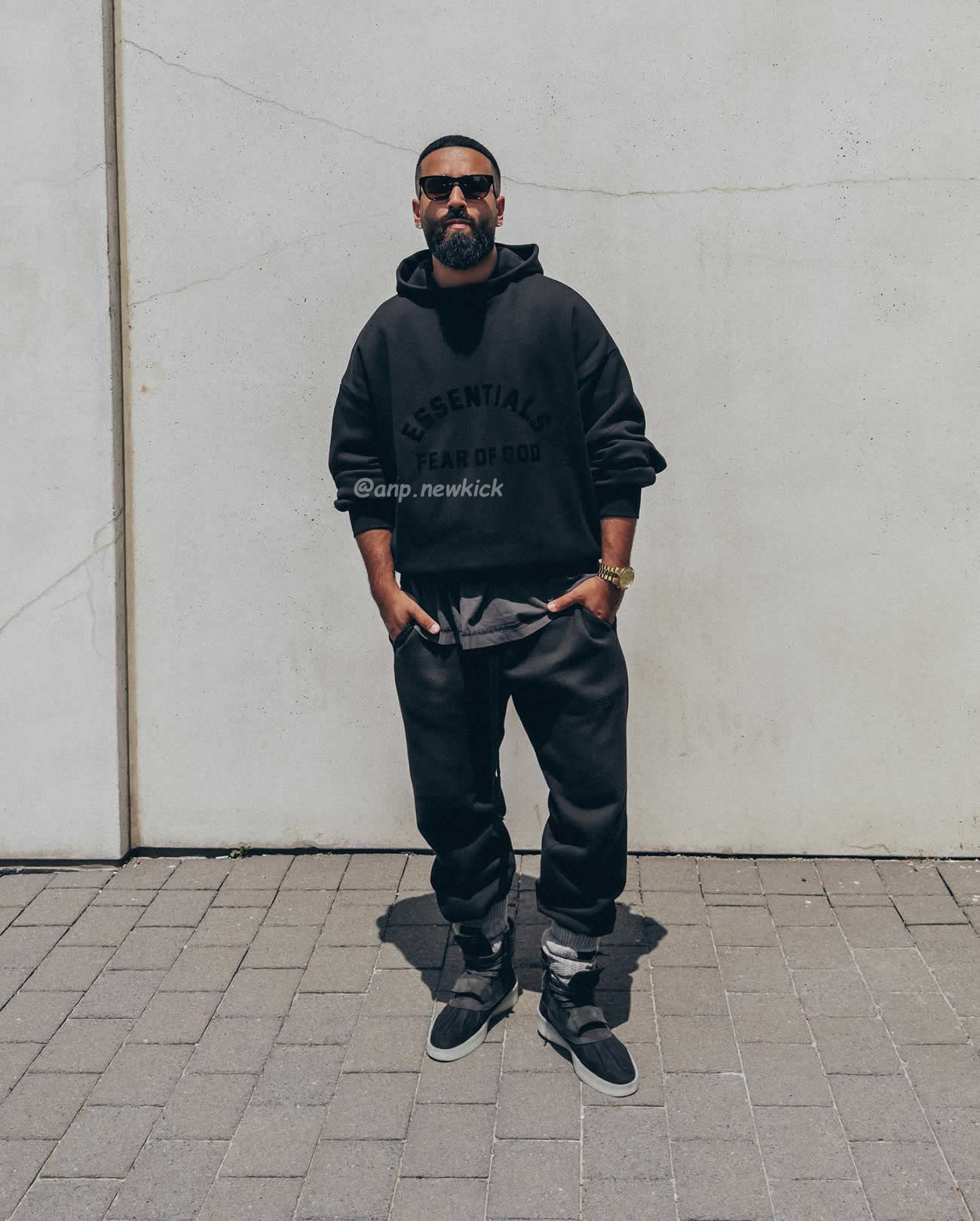 Fear Of God Essentials Tee Black (6) - www.newkick.vip